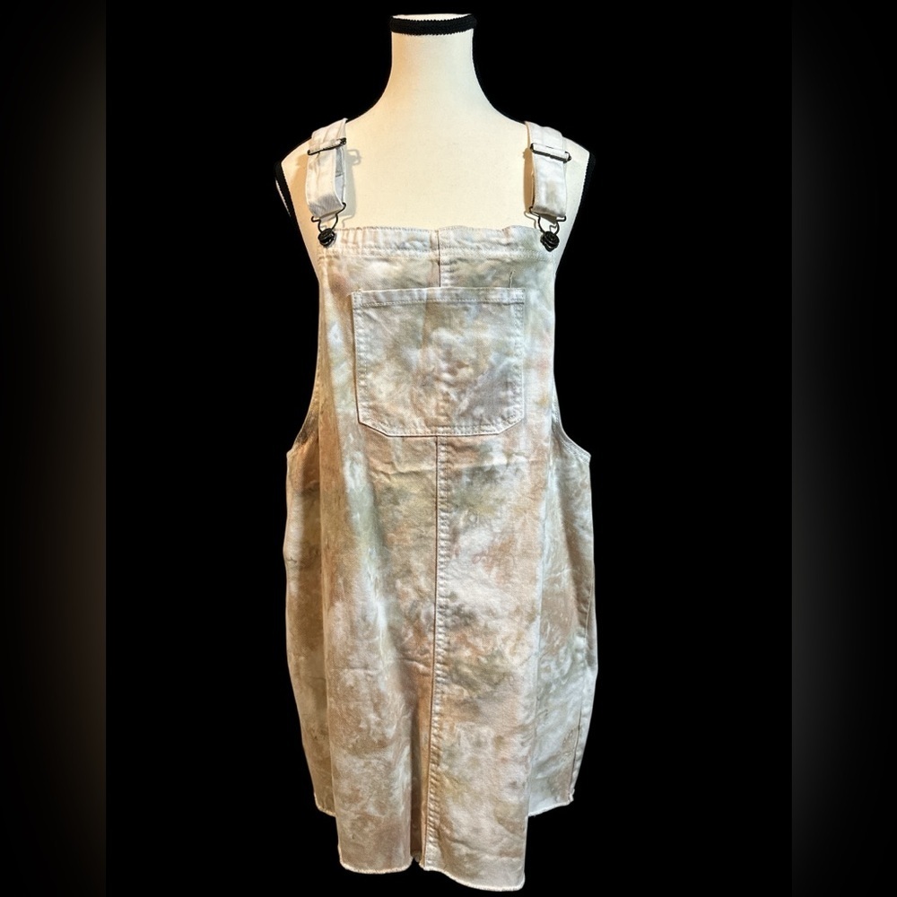 Wild Fable Tie-Dye Mini Overall Dress